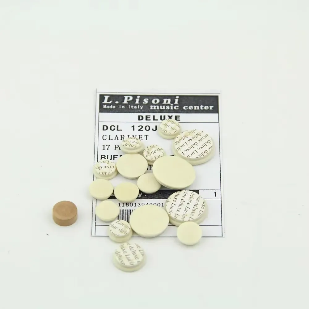 

10 sets of new clarinet pads, large materials, colors, clarinet skins, large materials, various sizes