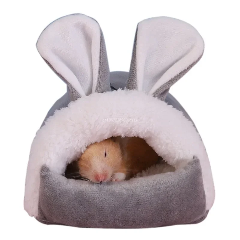 Winter Warm Pet Cage for Hamster Accessories Pet Bed Mouse Cotton House Small Animal Nest for Guinea Pig Hedgehog Parrot Nests