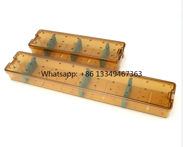 

Manufacturer Sterilization Autoclavable Plastic Box for Surgical Instruments Plastic PPSU Box Factory