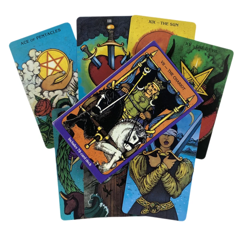 Morgan Greer Tarot karty 78 Deck Oracle angielskie wizje wróżbiarstwo edycja Borad gry