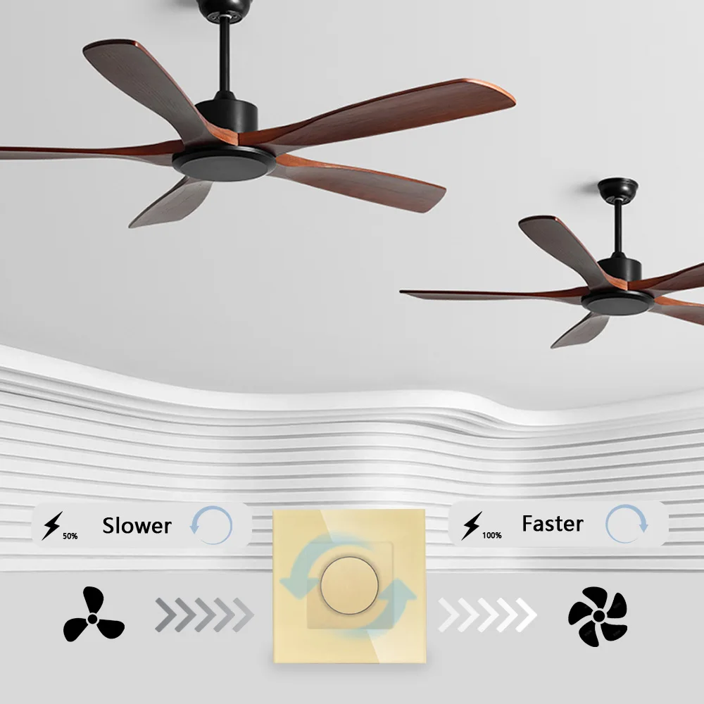 TAWOIA Fan Switch Stepless Speed Regulation Ceiling Fan Universal Electric Fan Governor Controller Top Fan Speed Regulation