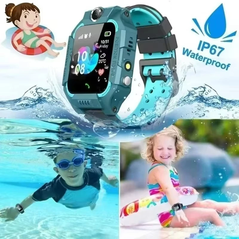 Lenovo 5G Kids Smart Watch Gift for Boys Girls GPS Tracker SOS SIM Card Call Waterproof Camera Compatible with iOS Android view 5