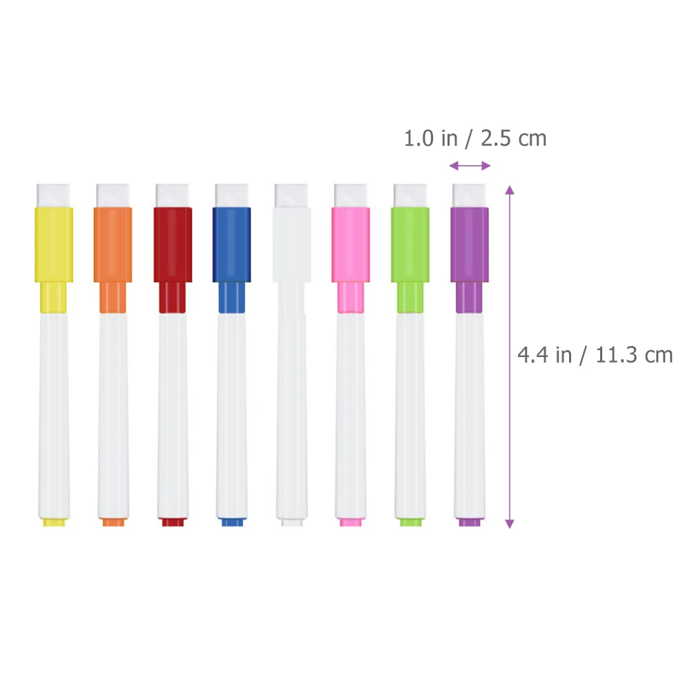 

48pcs Whiteboard Markers Fine Tip Magnetic Dry Erase Markers Plastic Writing Pens for School Office Home Kids