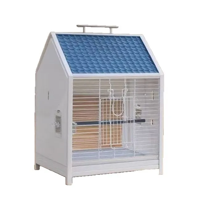 Triangular  luxury bird cage acrylic aluminum alloy cage budgie parrot cage peony cockatoo wholesale