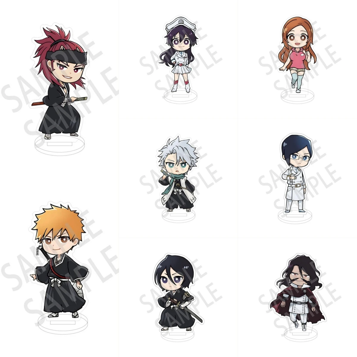 New Anime BLEACH Style Figure Ulquiorra cifer Acrylic Stands Kurosaki Ichigo Aizen Sousuke Character Model Fans Props Gift