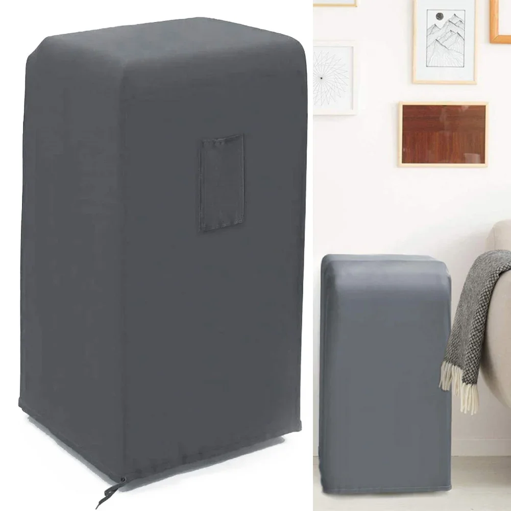 Mobile Air Conditioner Protective Dustproof Polyester Cover with Adjustable Strap and Side Pocket for Remote Control Portable AC