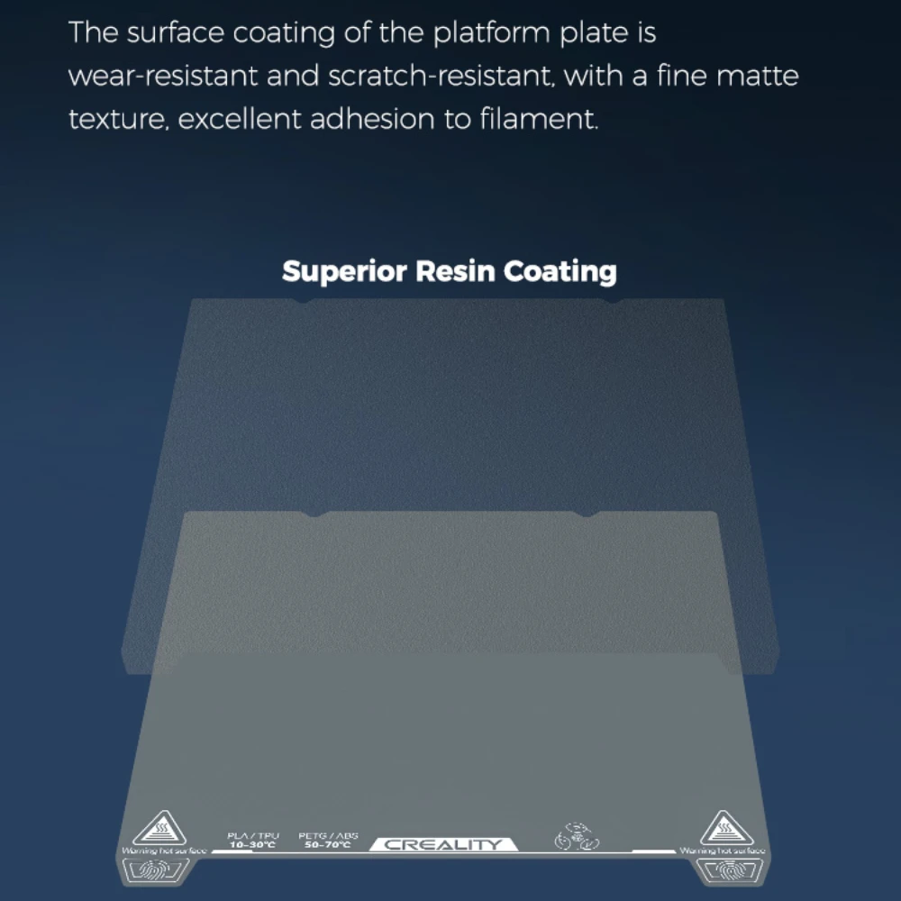 Creality Low Temperature Cold Printing Build Plate-235 * 235mm No Heating Required Double-Sided Printing for K1/Ender-3 V3 KE/SE