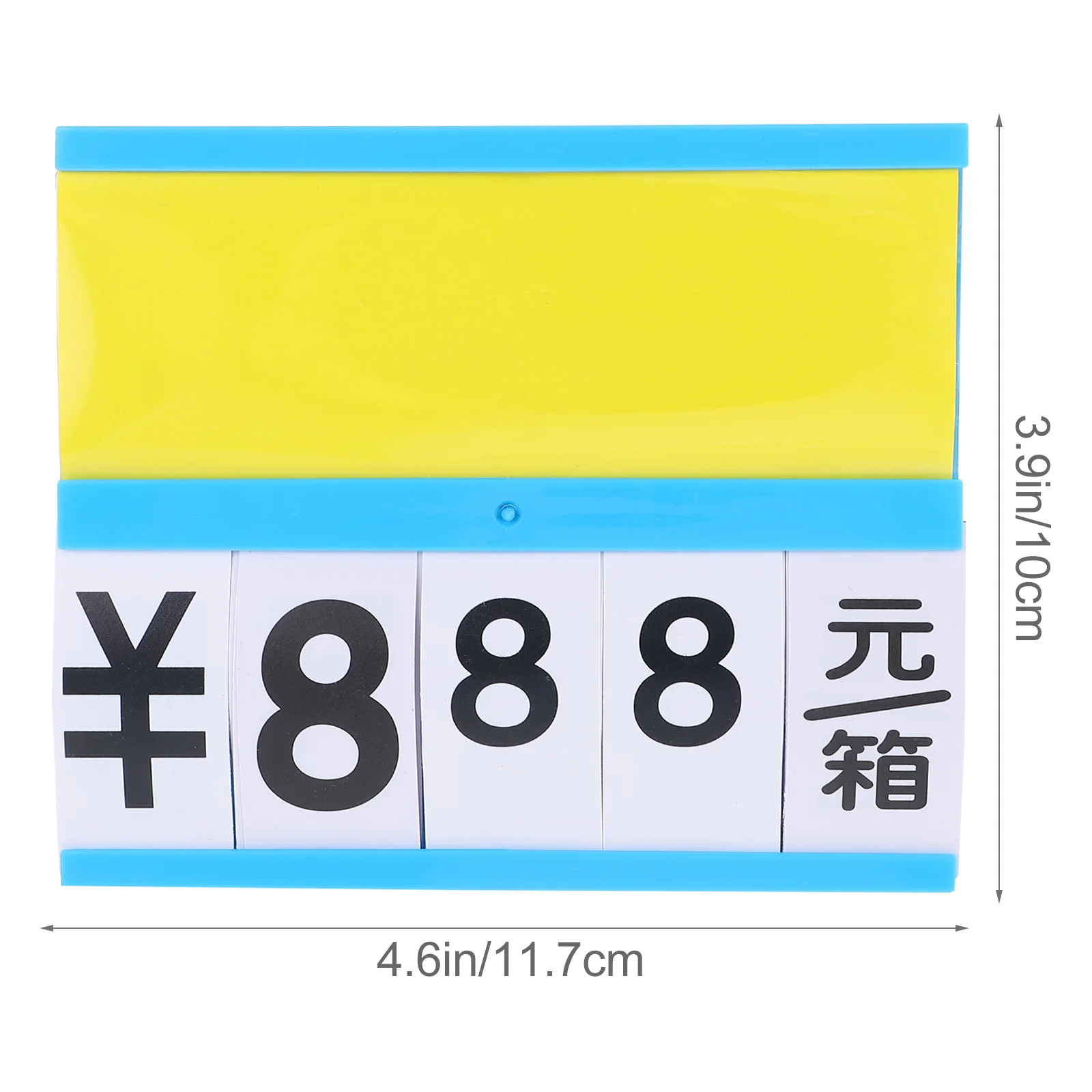 4 قطعة علامات أسعار بلاستيكية للسوبر ماركت علامات عرض قابلة للمسح معلقة لعلامات أسعار الفاكهة والخضروات واللحوم والمأكولات البحرية والفاكهة والخضروات