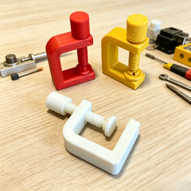 3 Stück verstellbare G-Klemmen aus Kunststoff, C-Klemmen, Mini-Befestigungsklammern für Heimwerker, Bastelarbeiten, Schreibtisch-Organizer, Dekoration, Büro-Schreibwarenhalter