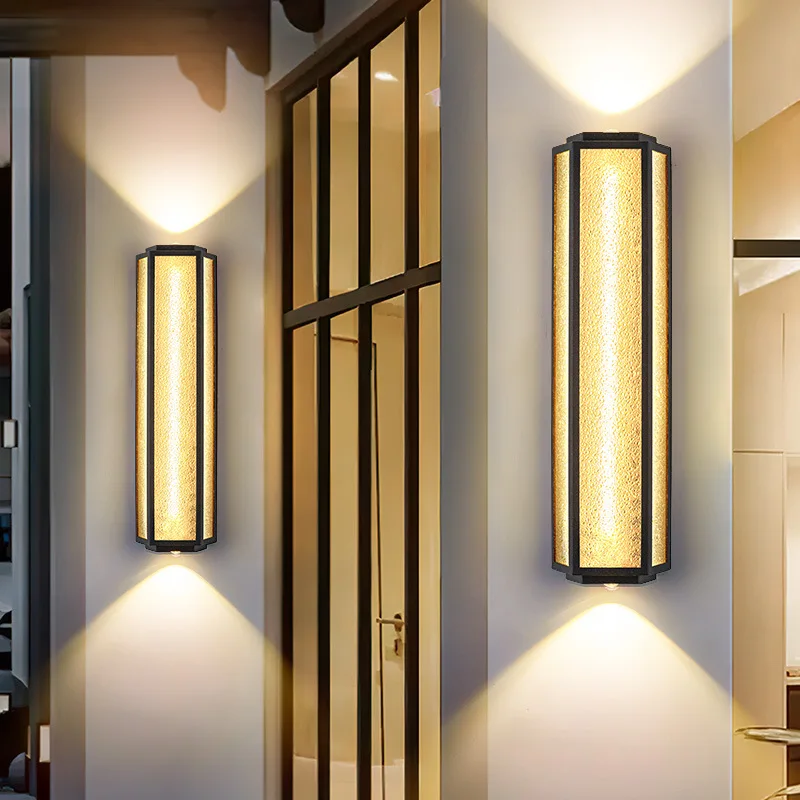 Outdoor Wall Lamp Corridor Lamp Stainless Steel Porch Lamp Villa Entrance Waterproof Wall Lights External Wall Lighting Fixture