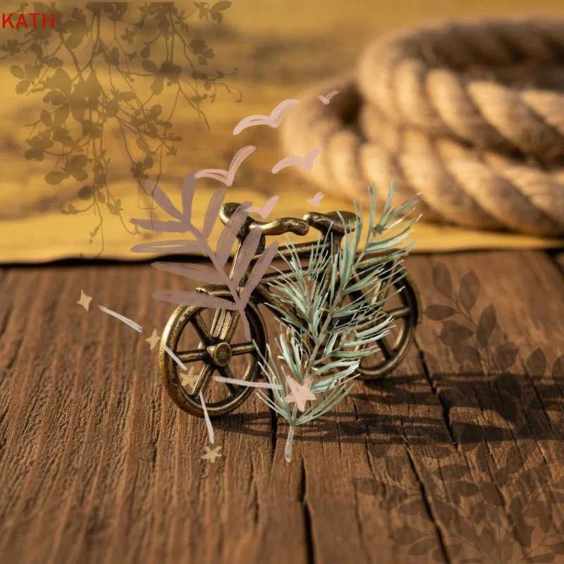 Mini Alloy Bicycle Figurine Retro Antique Finish Exquisite Detail: Home Decor Gifts Cycling Lovers