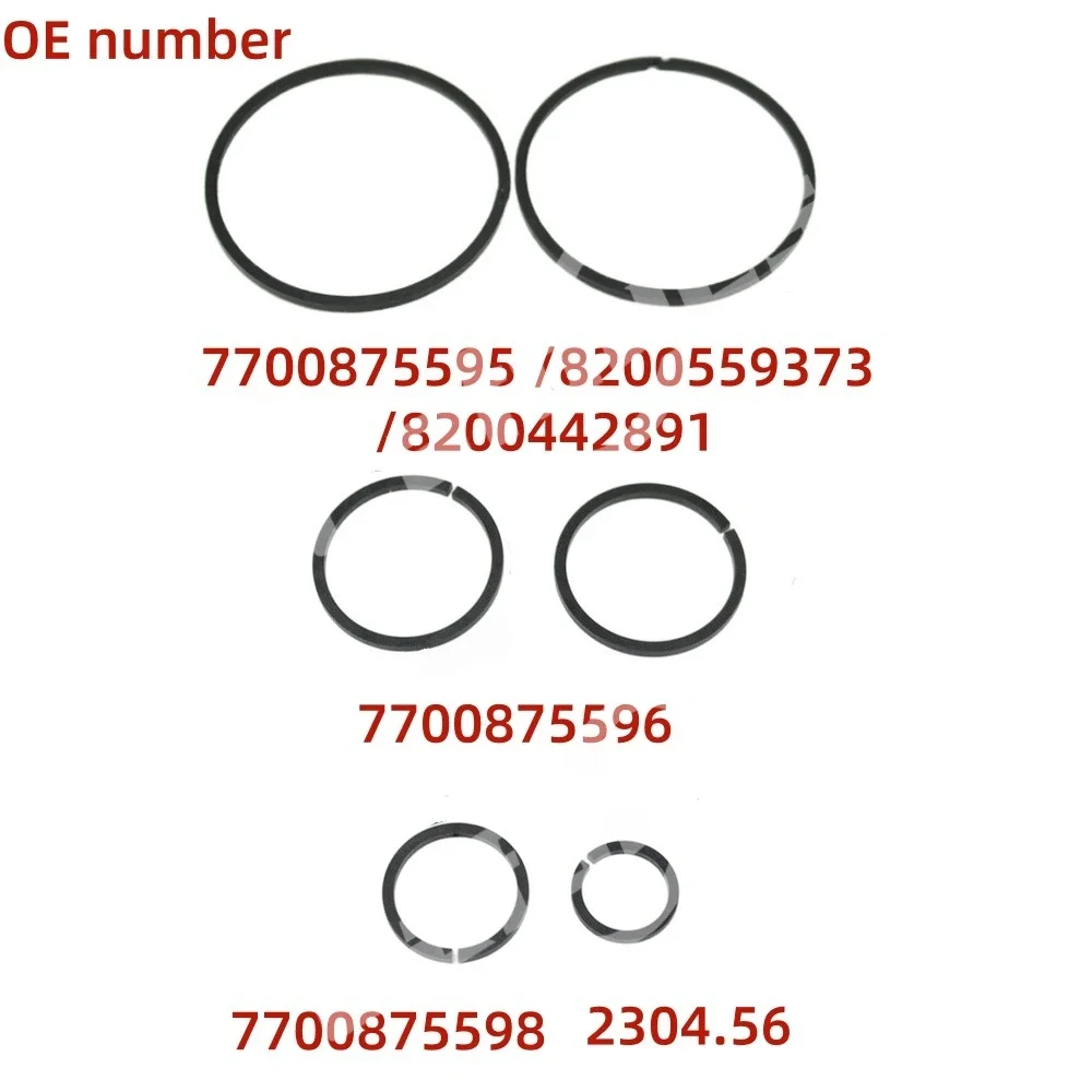 DPO DP8 Transmission Clutch Piston O-ring Oil Seal Rings Kit For Renault Clio Megane Scenic Kangoo Fluence Laguna Modus Safrane