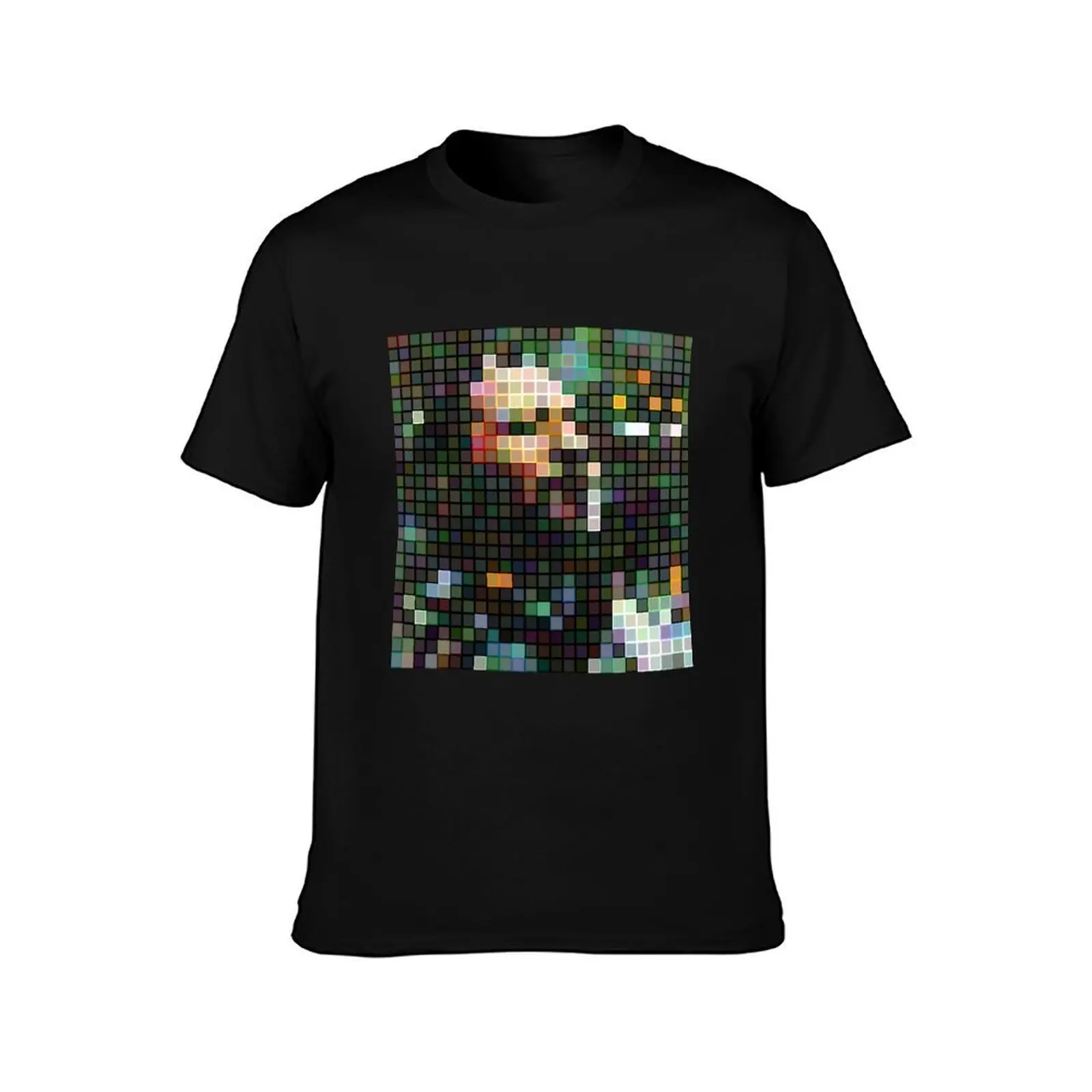 Pixelated Famous Albums - 15 of 100 T-Shirt, Summer Casual Cotton Tee, Oversized Streetwear Tops, Vintage Graphic Print