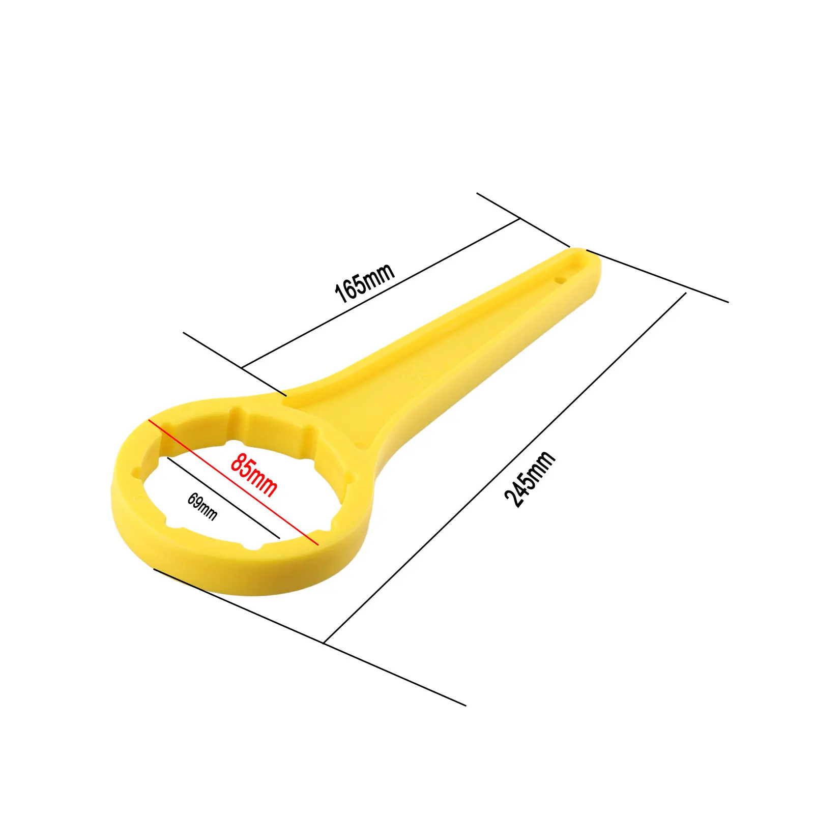 Chemical Drum Cap Spanner Opener Suits 20L-30LCubes Plastic Bucket Cap Spanner Pool Equipment Replacement Drum Remover