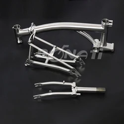 Mini Titanium Tri-Folding Bike Frameset, 14