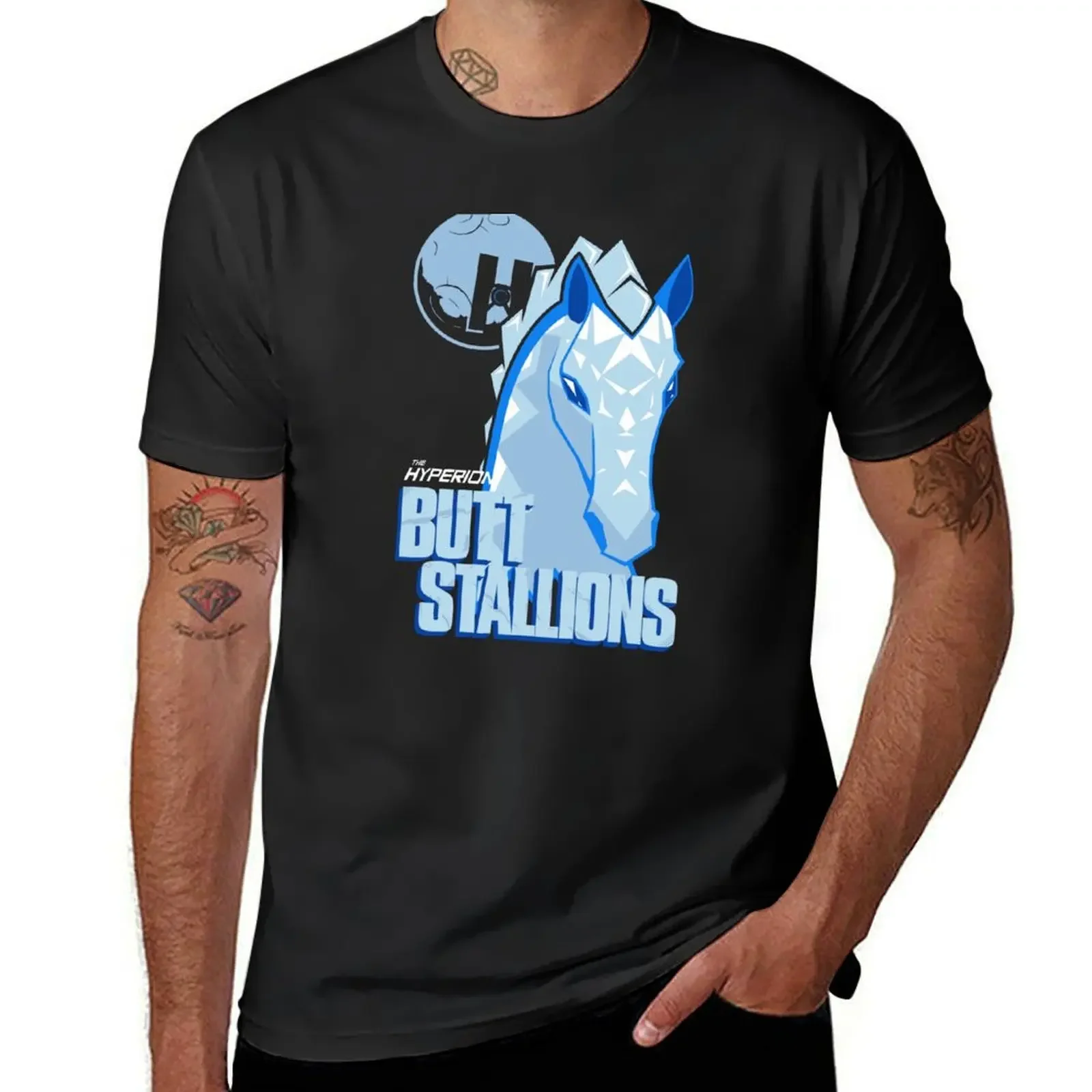 

The Hyperion ButtStallions T-Shirt graphic tee shirt summer top blacks aesthetic clothes t shirts for men graphic