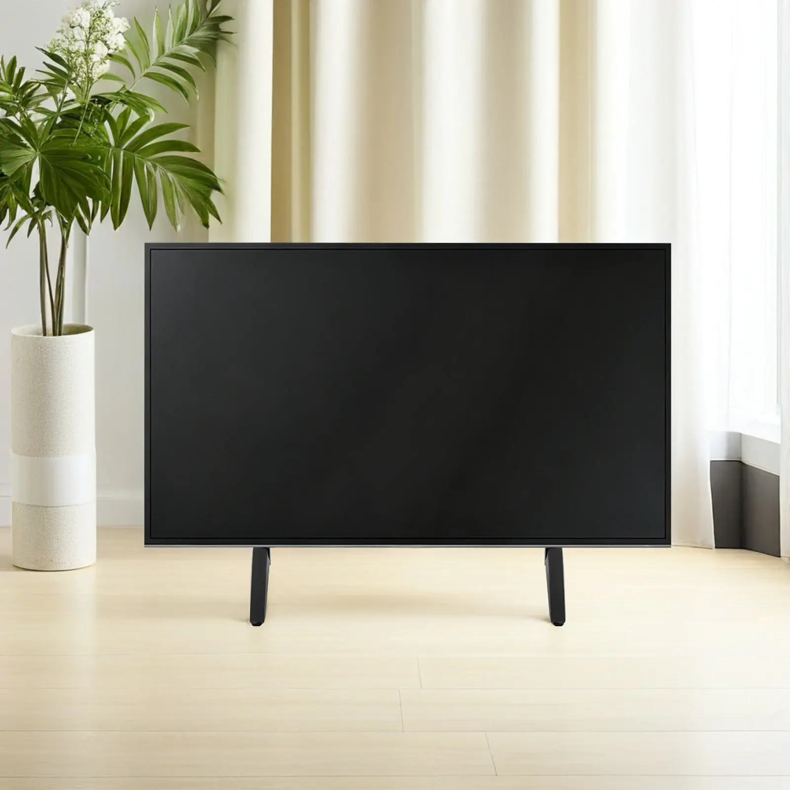 2 unidades de base de repuesto para patas de televisor, soporte para televisión, base estable para pantallas de 32, 39, 40, 42, 50, 55, 60 y 65 pulgadas, para colocar sobre una mesa.
