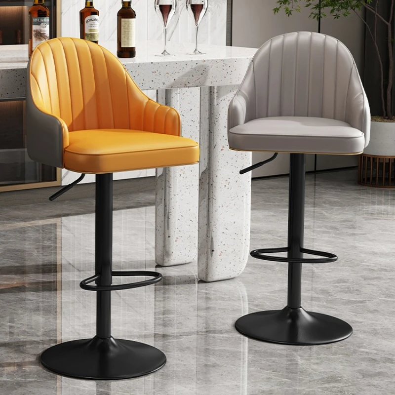 

Bar stool Modern minimalist home light luxury high chair Bar cashier lift stool chaise haute cuisine bar