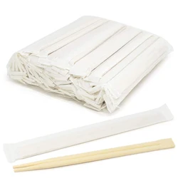 50/100 Pairs Disposable Chopsticks - Individually Wrapped Bamboo Chop sticks - Chopstick In Bulk - Disposable Utensils