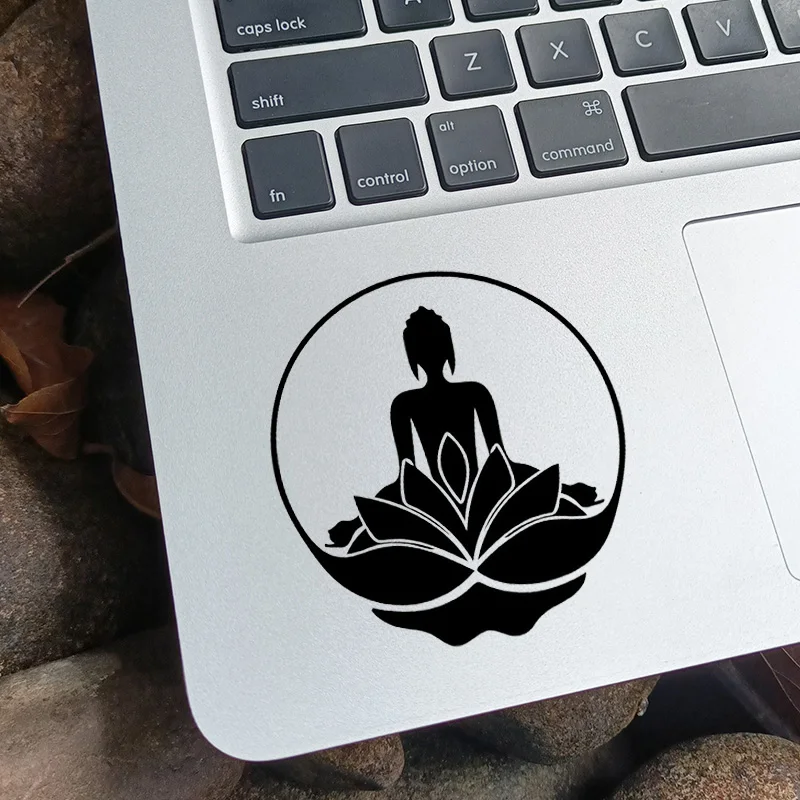 

Yoga Meditation Trackpad Decal Vinyl Laptop Sticker for Macbook Air 13 Pro 14 16 Retina 12 15 Inch Mac Keyboard Notebook Decor