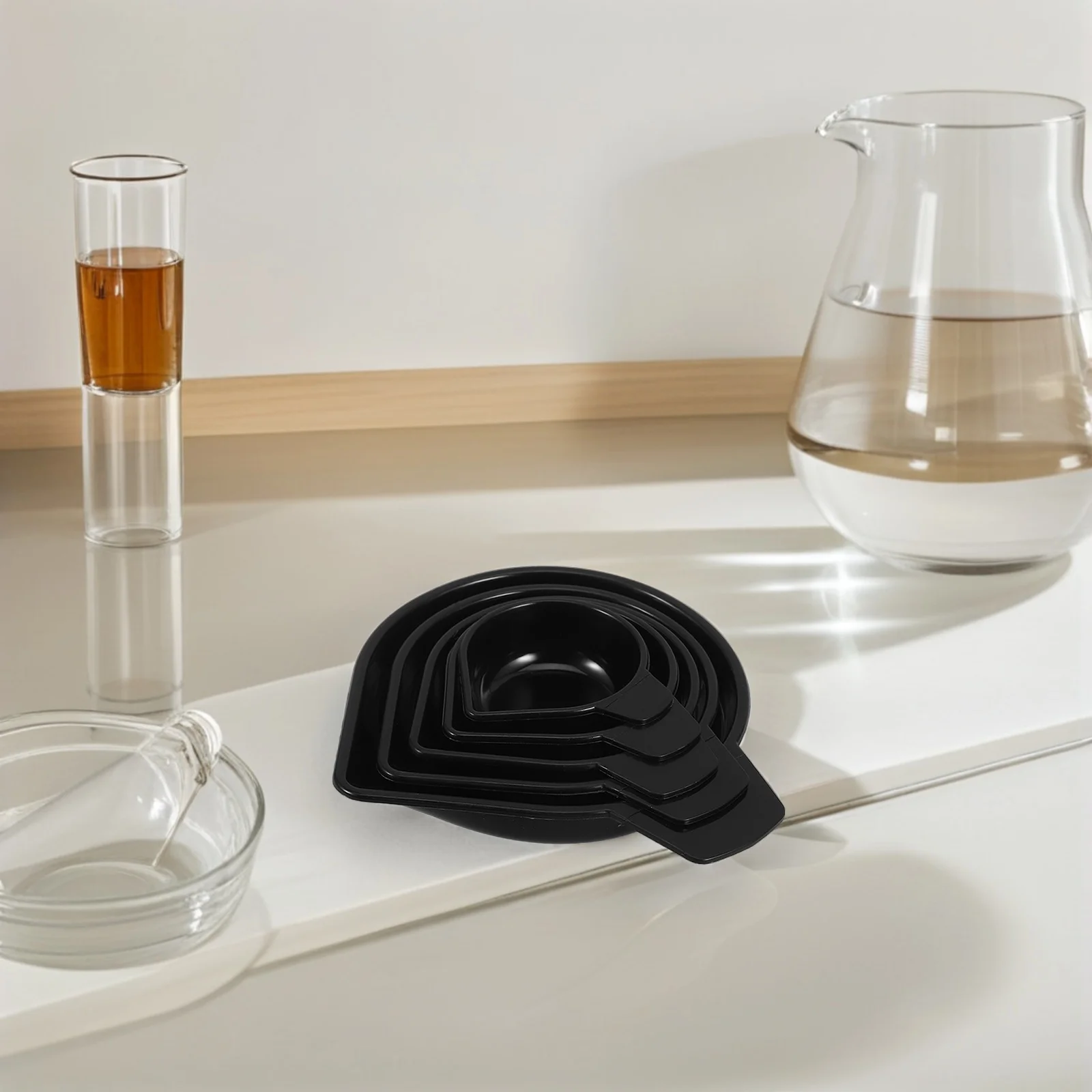 

5pcs Plastic Scale Tray Small Weigh Dishes Precision Lab Jewelry Weighing Boats For Liquid Powder Analysis Mini Sample