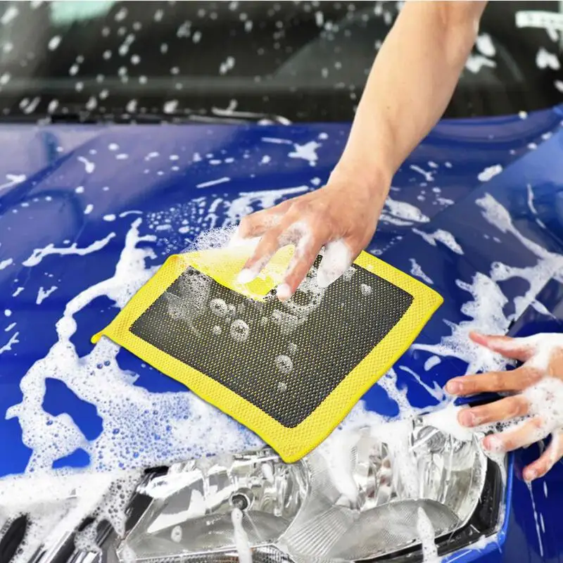 

Clay Towel For Car Detailing Scratch Free Microfiber Decontamination Towel Auto Care Paint Safe Synthetic Clay Towel Bright