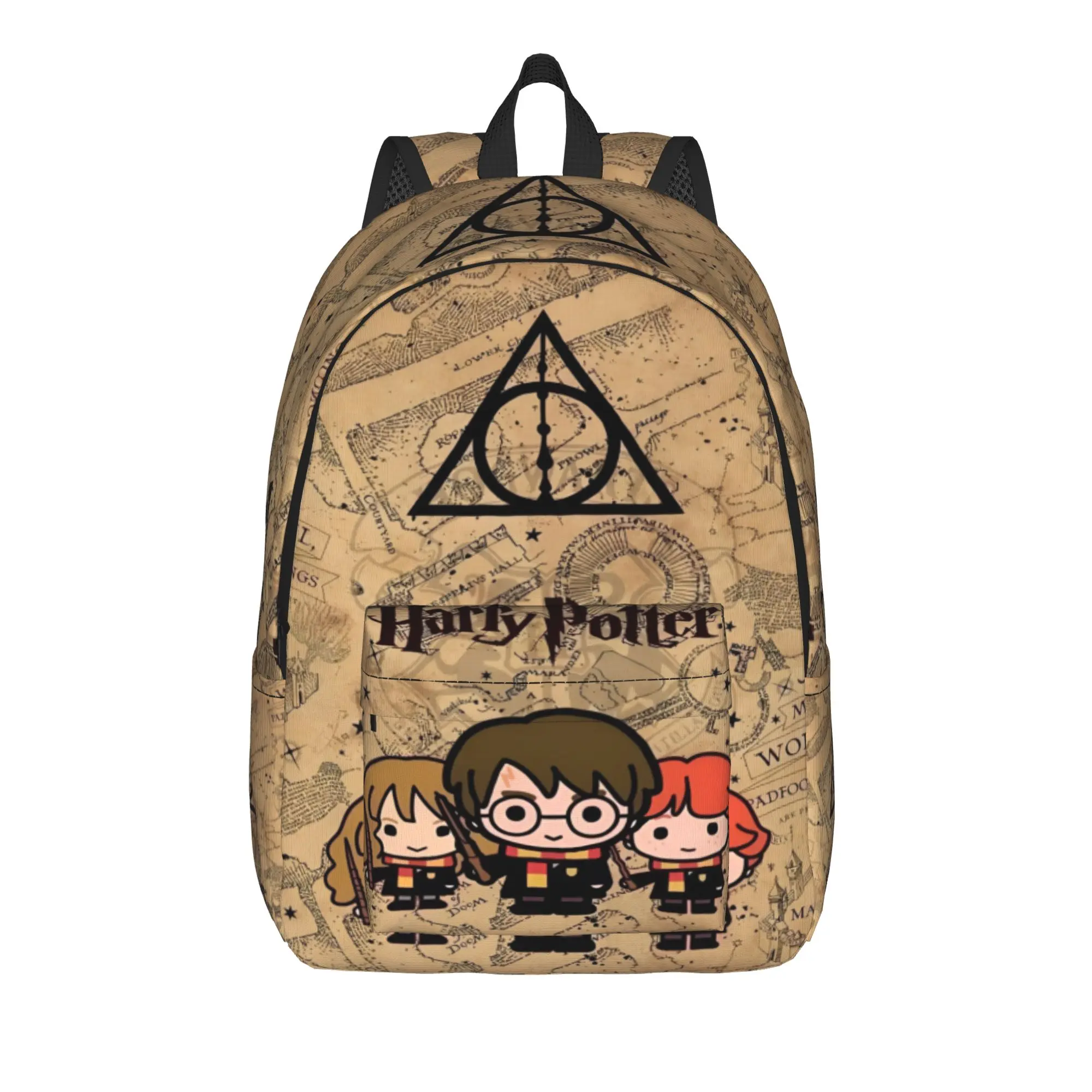 H-HP-P Harrys potters magic Backpack for Men Women Fashion High School Work Daypack  College Shoulder Bag Lightweight