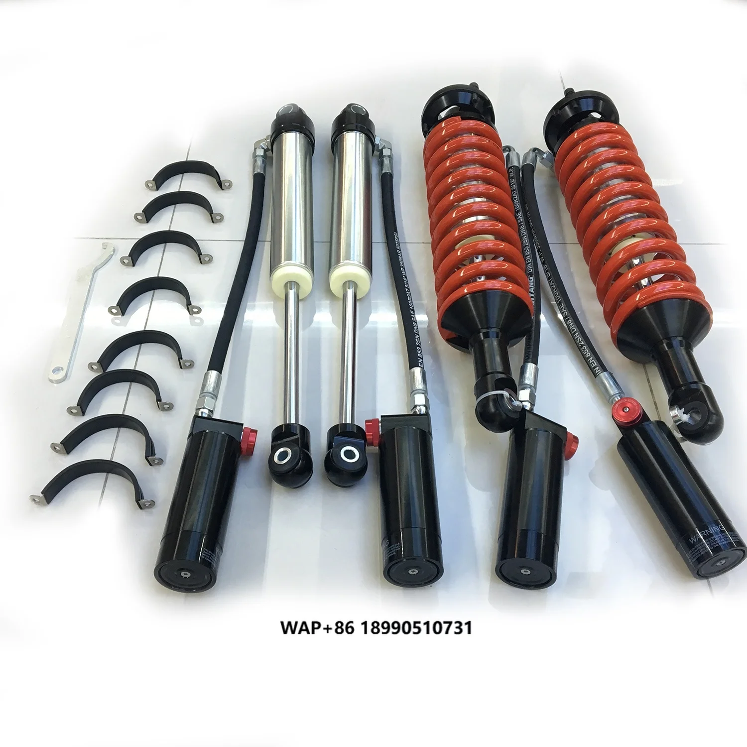 

High-Quality Adjustable Nitrogen Shocks for Tacomas, Tundras, Hiluxes, Ranger, and Navara Pickup Condition New