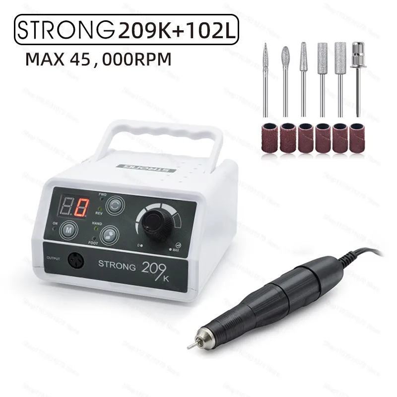 

Professional 45000RPM Electric Nail Drill Machine Low Noise electric engraving machine Nail Sander File for Manicure Salon Tool