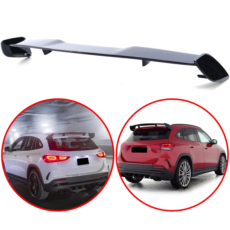 

High Quality ABS Rear Trunk Lid Cover Spoiler Wing For Mercedes-Benz GLA Class GLA180 200 GLA35 45 AMG H247 2020+ Glossy Black