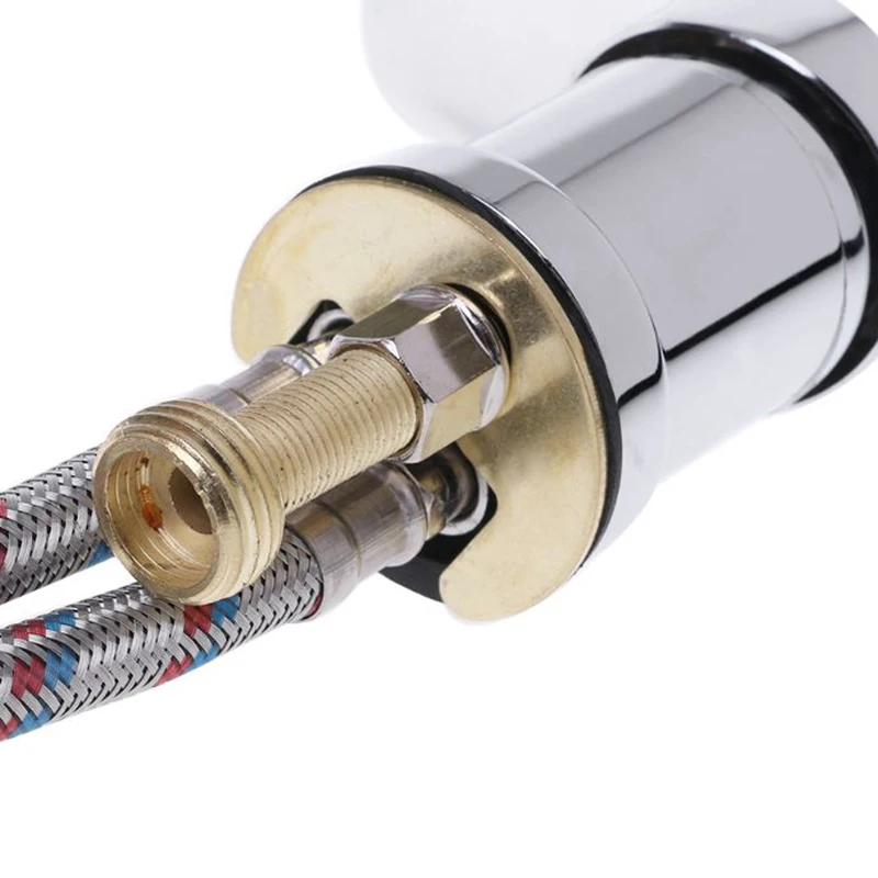F-T Hot Cold Faucet Spray Hose Replacement Set Spa Beauty Salon Shampoo Bowl Sink Hair Salon Building Materials Accessories