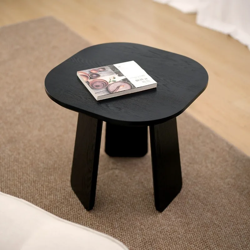 Solid Wood Modern Coffee Tables Minimalist Side Table for Small Space Living Room Furniture Rustic
