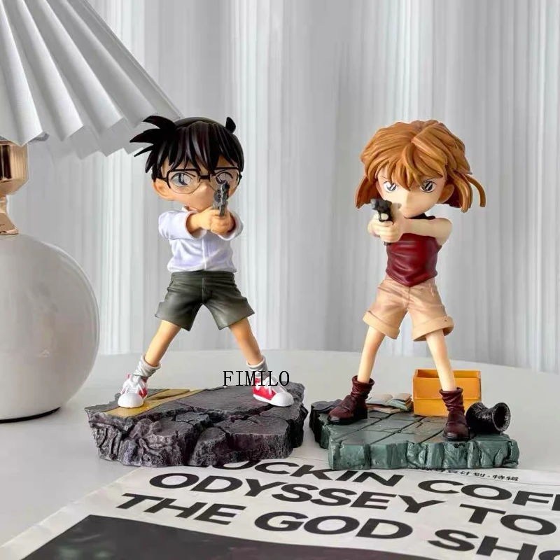 

Amine Edogawa Detective Conan & Richard Figure Ai Haibara Action Figure Kuroba Kaito PVC Collectible Desktop Gifts Figurine Toys