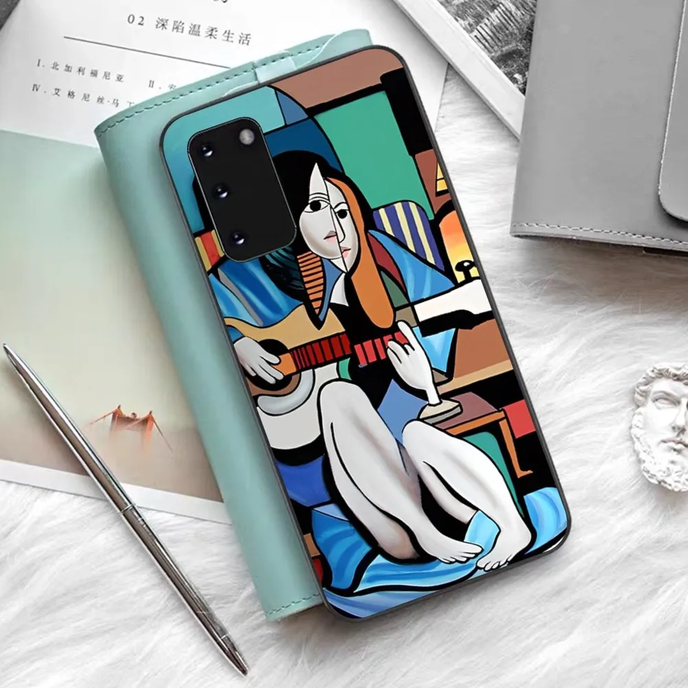 Picasso Abstract Art Painting Phone Case For Samsung S 9 10 20 21 22 23 30 23plus lite Ultra FE S10lite Fundas