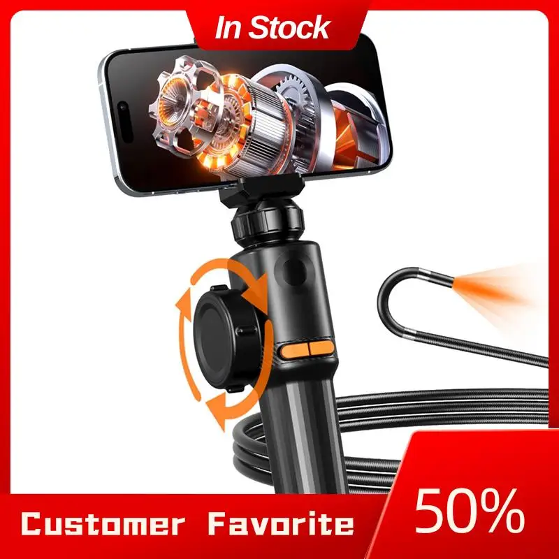 

AT03 Top 360° Articulating Borescope Plumbing Inspection Borescope Automotive Cylinder Turning Borescope