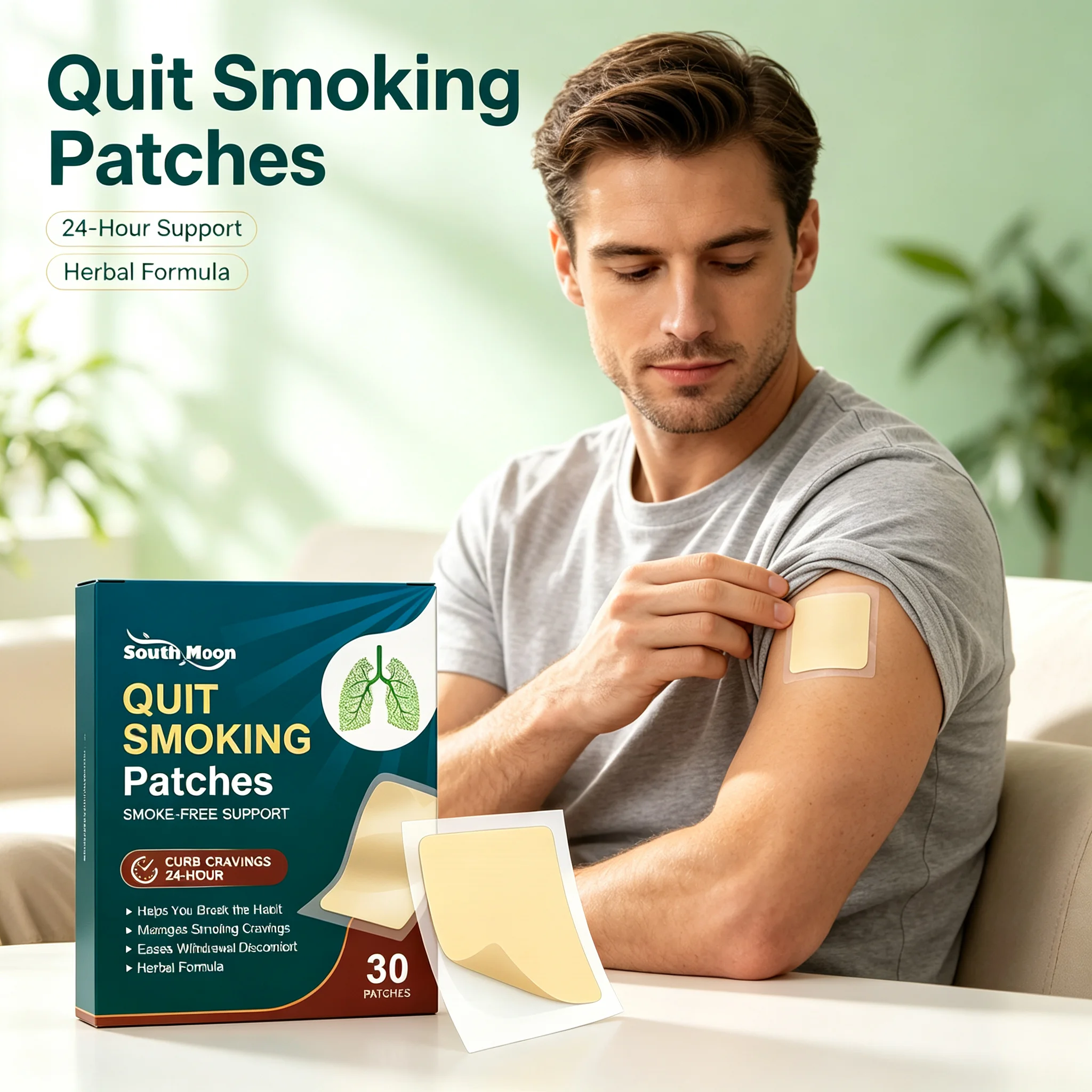 Smoking Cessation Care stickers Effectively Inhibit and Eliminate Smoking Addiction, Anti-Anxiety, Smoking Cessation Aids