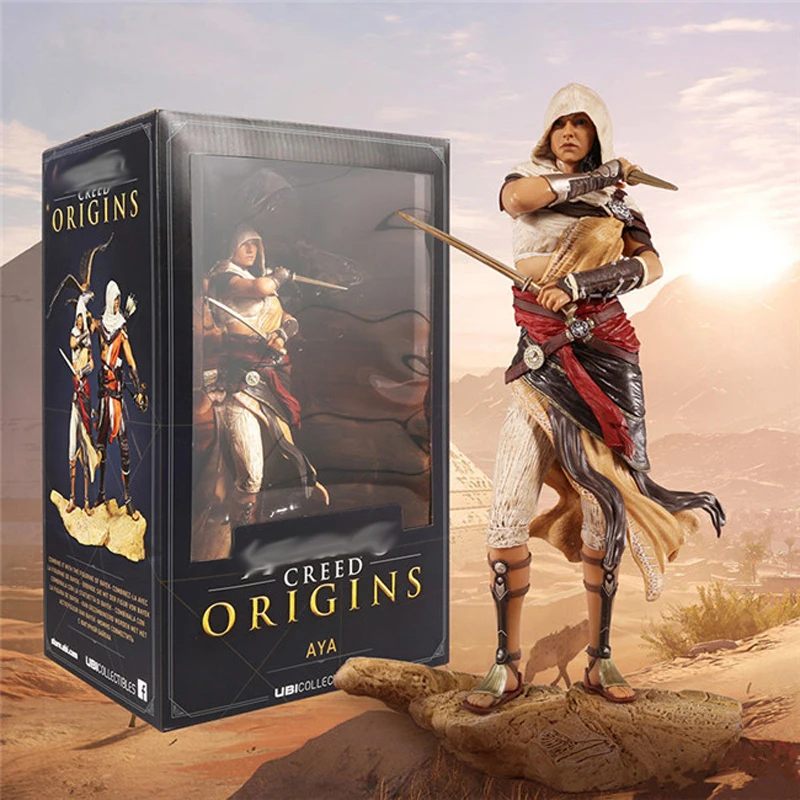 Altair Bayek Aya Figuur 28Cm De Legendarische Conner Bayek Eden Appel Van Eden Action Figure Altair Creed Origins Model Speelgoed Geschenken