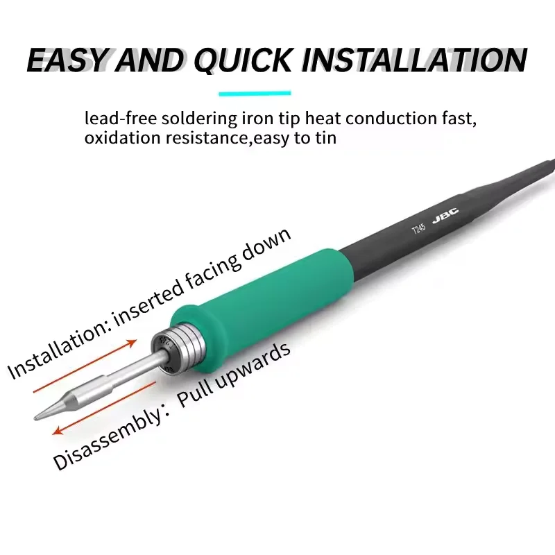 Replacement JBC C245 Series Soldering Iron Tips for T245 Handle CBD Precision Soldering Station Repair PCB IC Tool