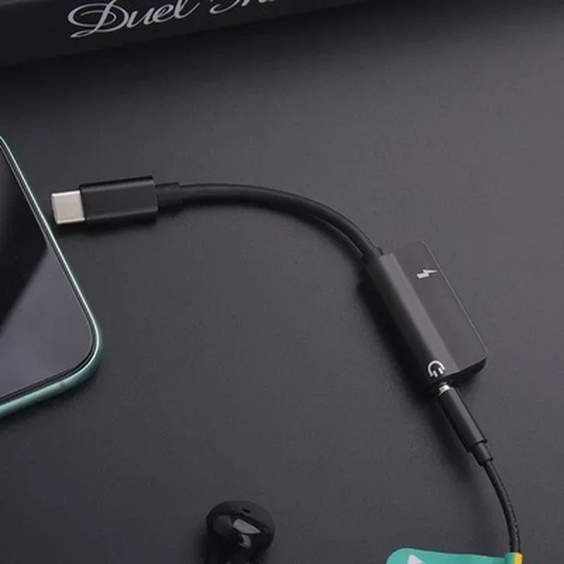 

Адаптер USB C DAC 2 в 1 типа C на 3,5 Адаптер для наушников Audio Type-c к разъему 3 мм Адаптеры AUX USB c 3,5