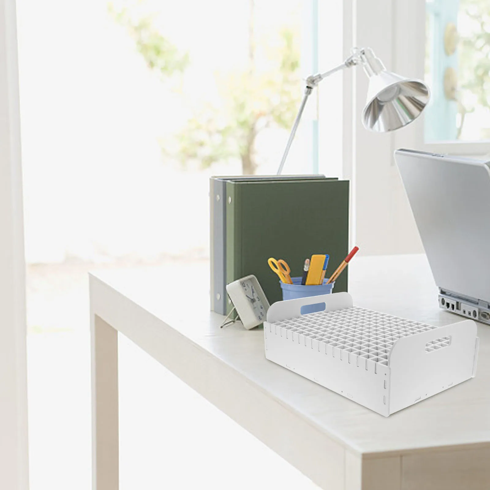 

Marker Organizer School Multifunctional Pen Holder 204 Holes Art Marker Storage Rack Desk Kids Classroom Supplies Stationery