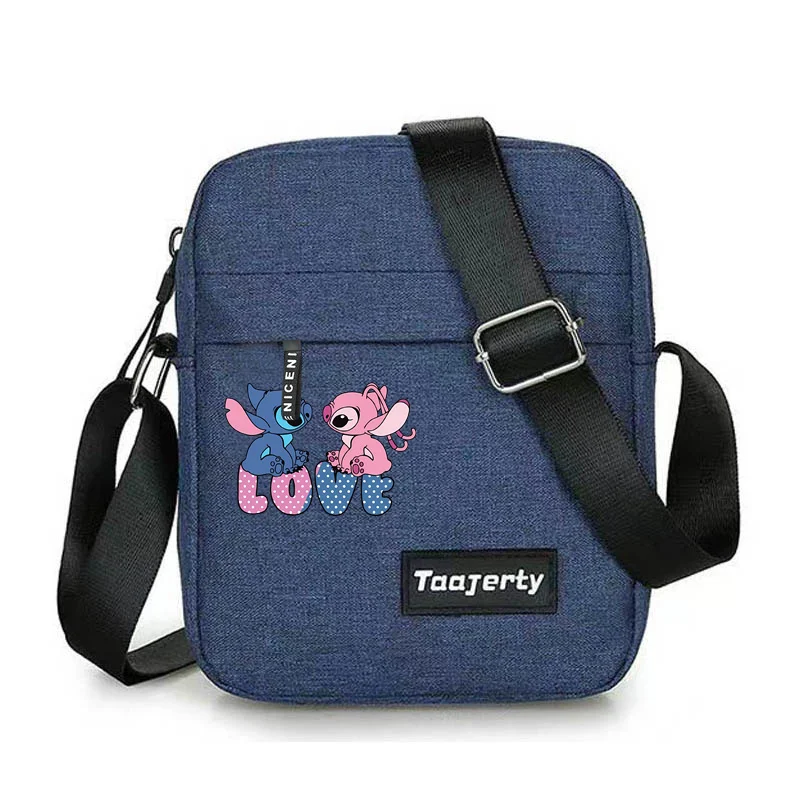 Stitch Disney Sling Bag Chest Bag Men Casual Sports Bags Single Shoulder Crossbody Bags Stitch Underarm Bag Canvas Backpack Bags