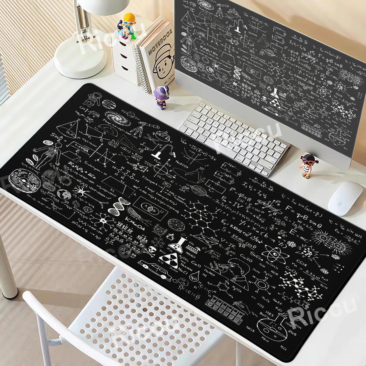 Коврик-для-мыши-formula-science-xxl-черные-настольные-коврики-коврики-для-мыши-коврик-для-клавиатуры-геометрическая-математическая-формула-геймер-противоскользящий-удлиненный-настольный-коврик-для-ПК
