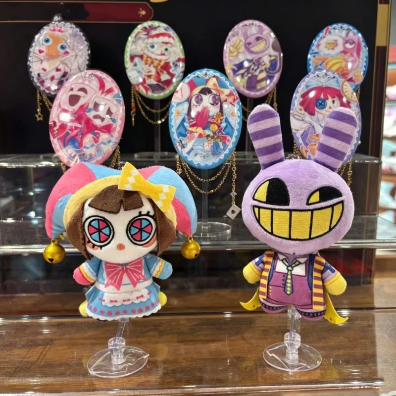 

Pomni‌ Jax‌ Bubble‌ Caine‌ Ragatha‌ Plush Doll Pendant Soft Stuffed Cartoon Toy Anime Periphery Backpack Charm Decoration Gift