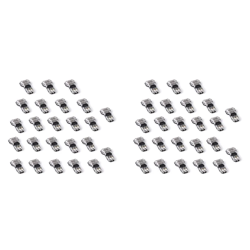 

Wire Connectors - Low Voltage T Tap Wire Connector, 3 Way Wire Connector, T Type 2 Pin Solderless Fits 24-20 AWG 48 Pack