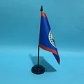 Black plastic pole