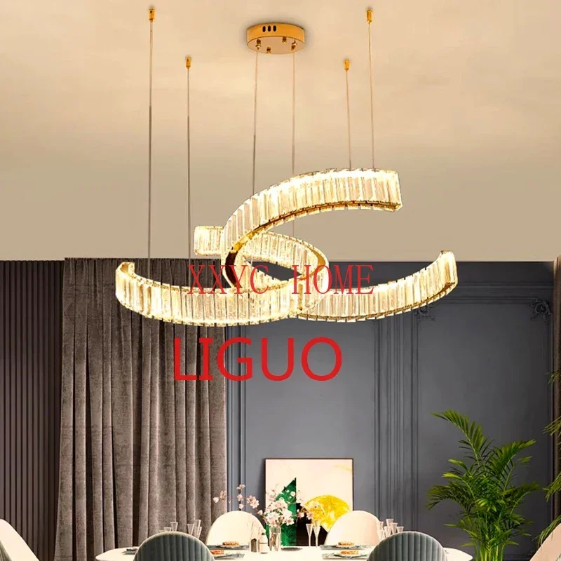 

Modern home decoration crystal chandelier, living room Pendant lamp,Dining room Pendant lights, interior lighting