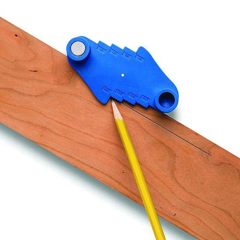 Strumento di marcatura del posizionatore di perforazione multifunzionale strumento manuale per la lavorazione del legno con scriba centrale portatile regolabile