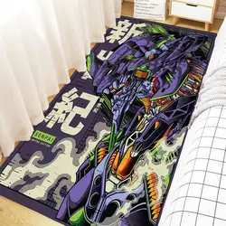 EVANGELION Cartoon Anime Surrounding Asuka Ayanami Rei EVA Mecha Living Room Bedroom Bedside Velvet Carpet Door Decoration Mat