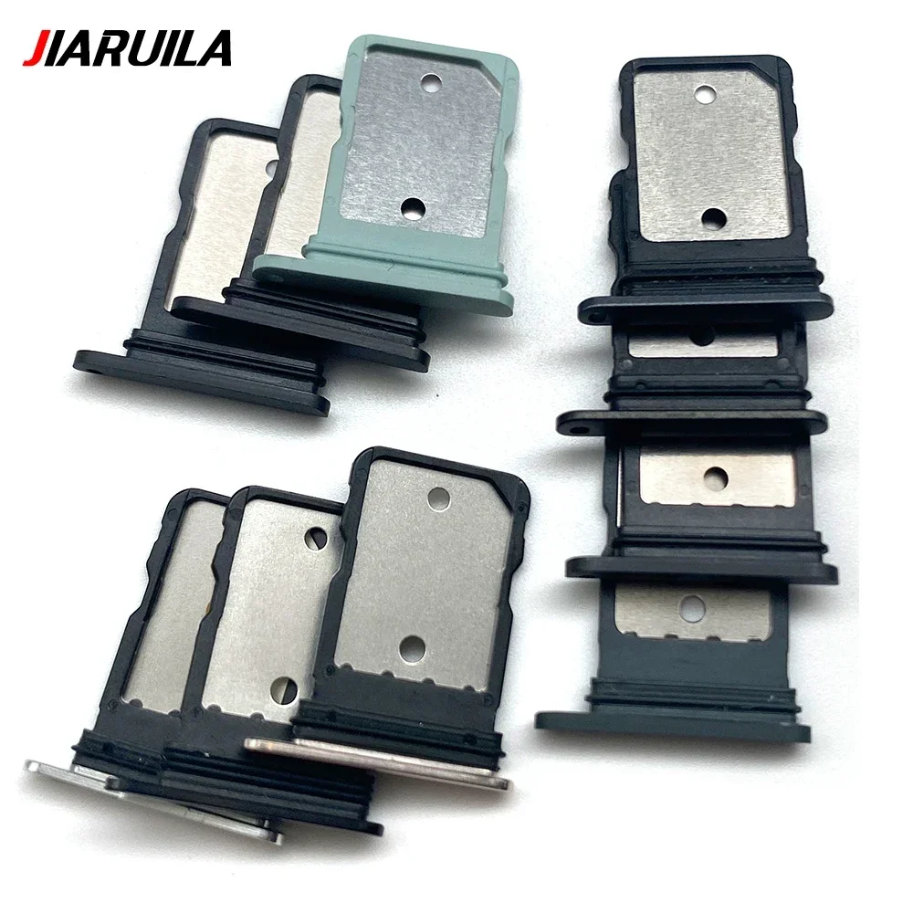 10 PCS Single SIM Card Tray Slot Holder Adapter Accessories For Google Pixel 5 5A 5 Pro 6 6A 6 Pro Replacement Part