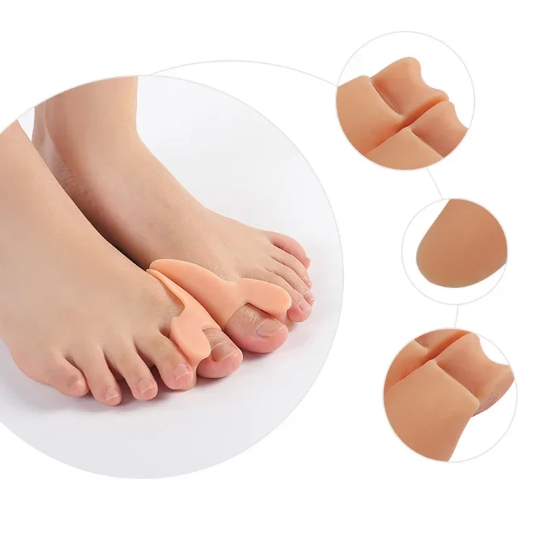 

Silicone Gel Thumb Corrector Bunion Foot Toe Hallux Valgus Protector Separator Finger Straightener Adjuster Foot Care Tool